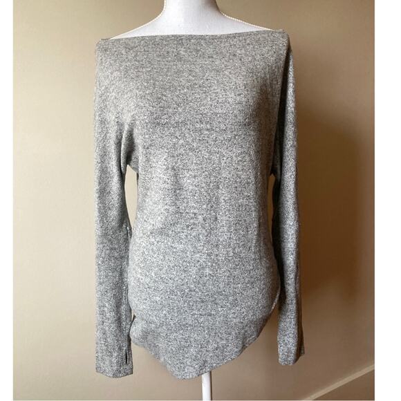 Stella & Dot Sweater Asymmetrical Grey Size Small - Picture 1 of 9